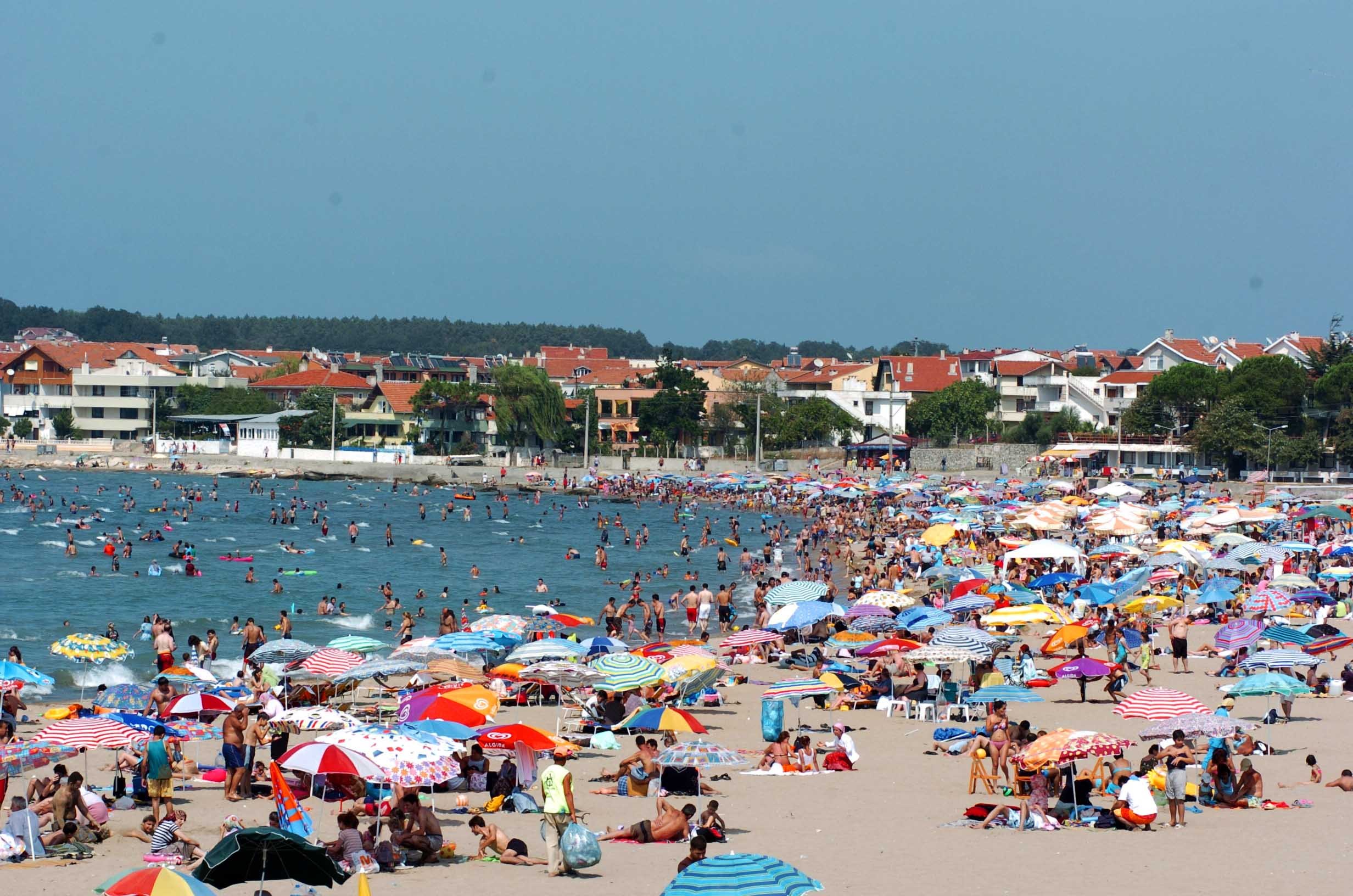 Kandıra Sahillerinde Hafta Sonu Yoğunluğu