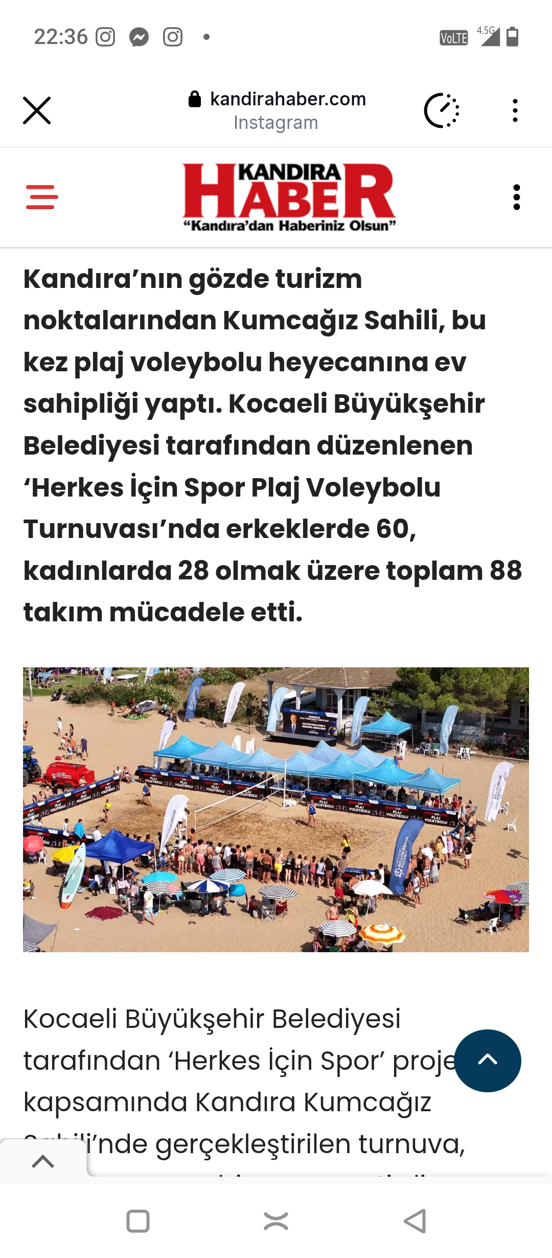 KUMCAĞIZ'DA SPOR